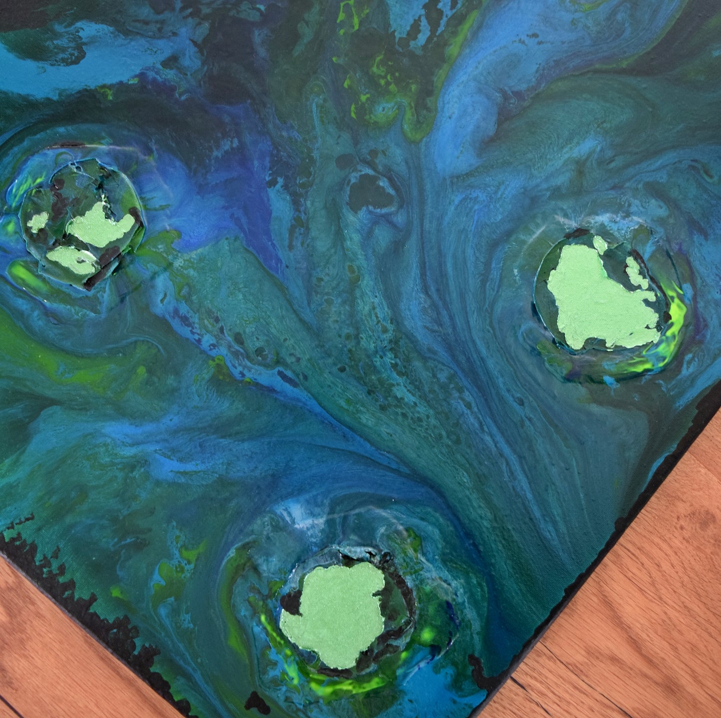 Leinwand Wandbild Acryl Arcylpouring Aryclleinwand "for my littel boy"