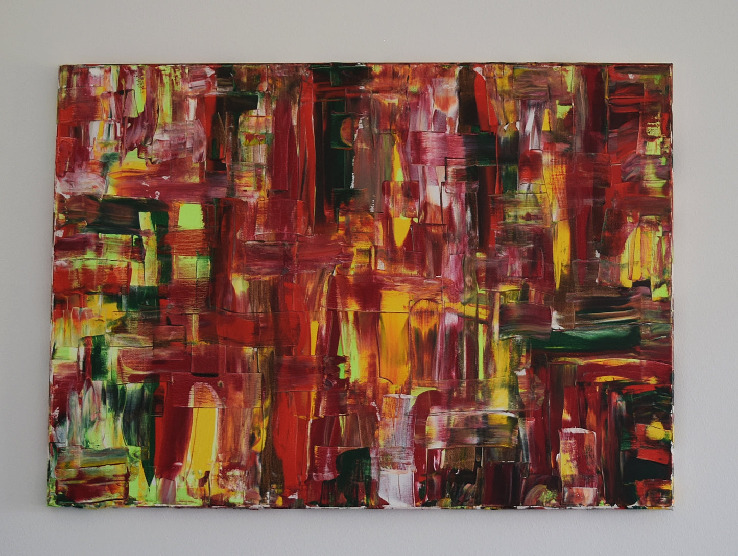 Leinwand Wandbild Acryl Aryclleinwand "Summer"