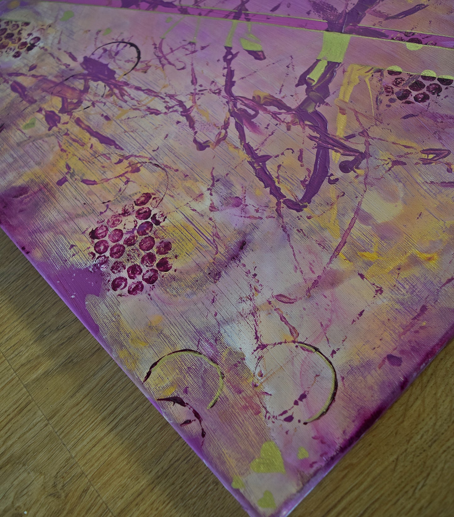 Leinwand Wandbild Acryl Aryclleinwand "LOVE"