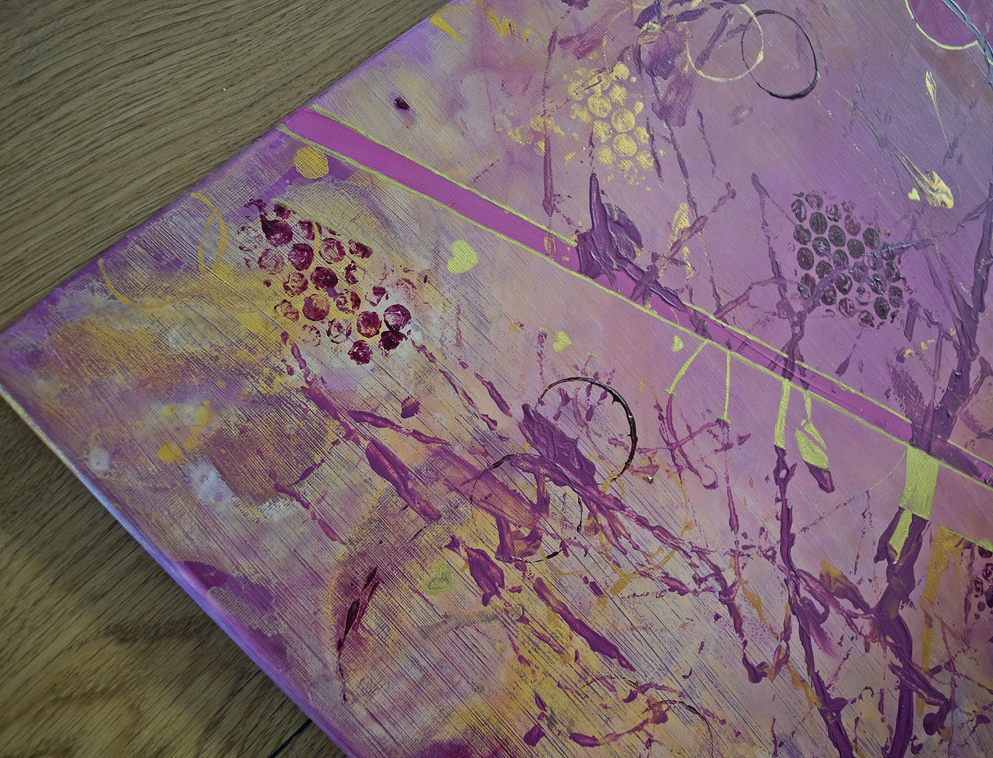 Leinwand Wandbild Acryl Aryclleinwand "LOVE"