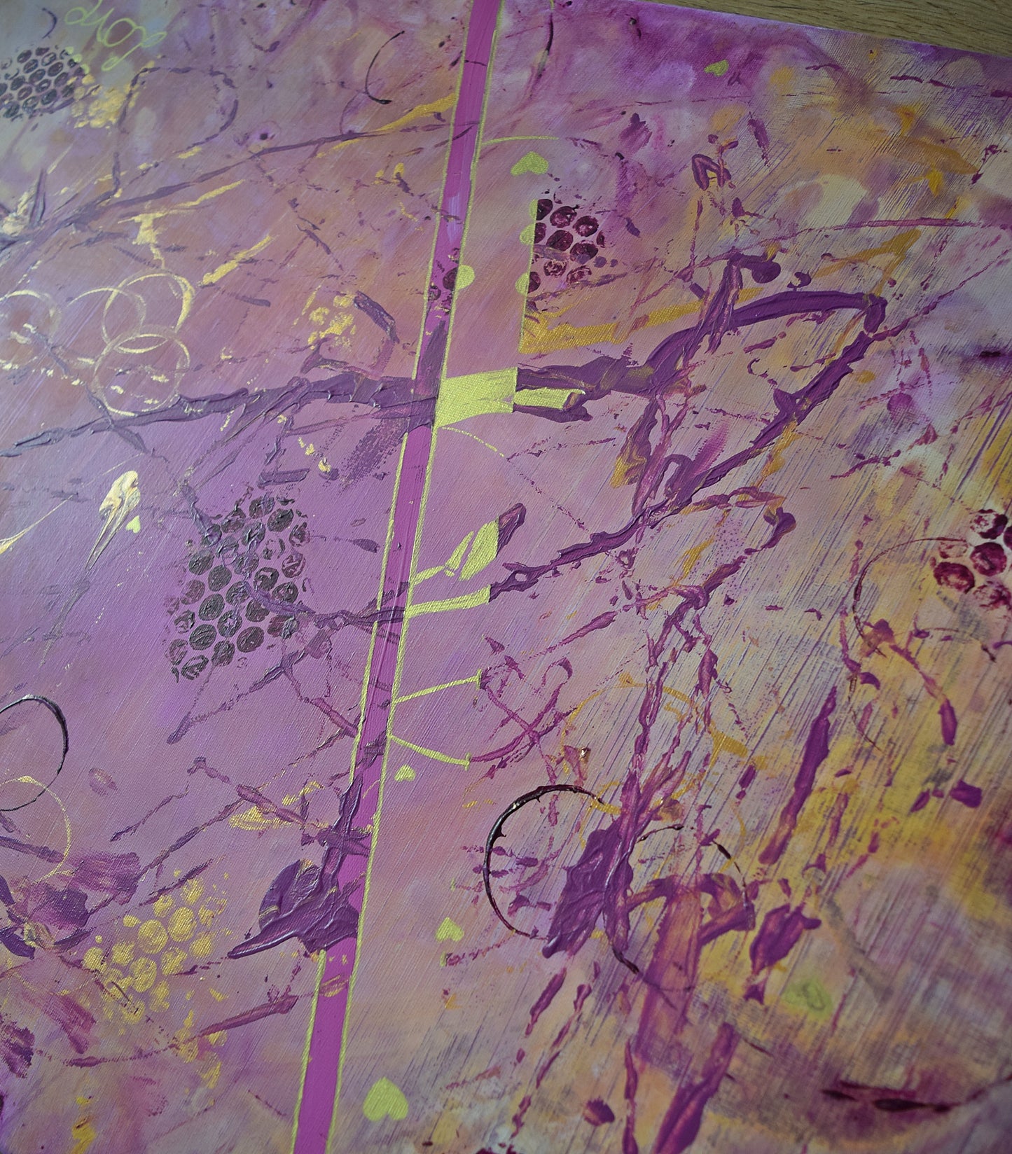 Leinwand Wandbild Acryl Aryclleinwand "LOVE"