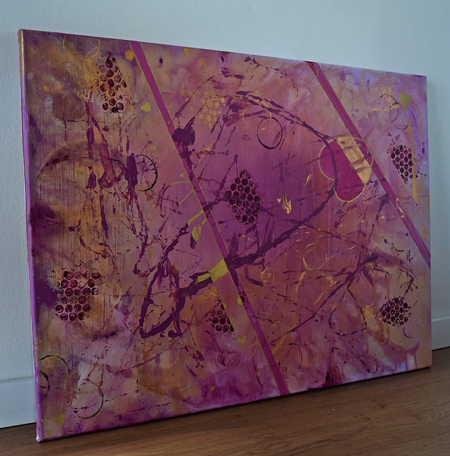 Leinwand Wandbild Acryl Aryclleinwand "LOVE"