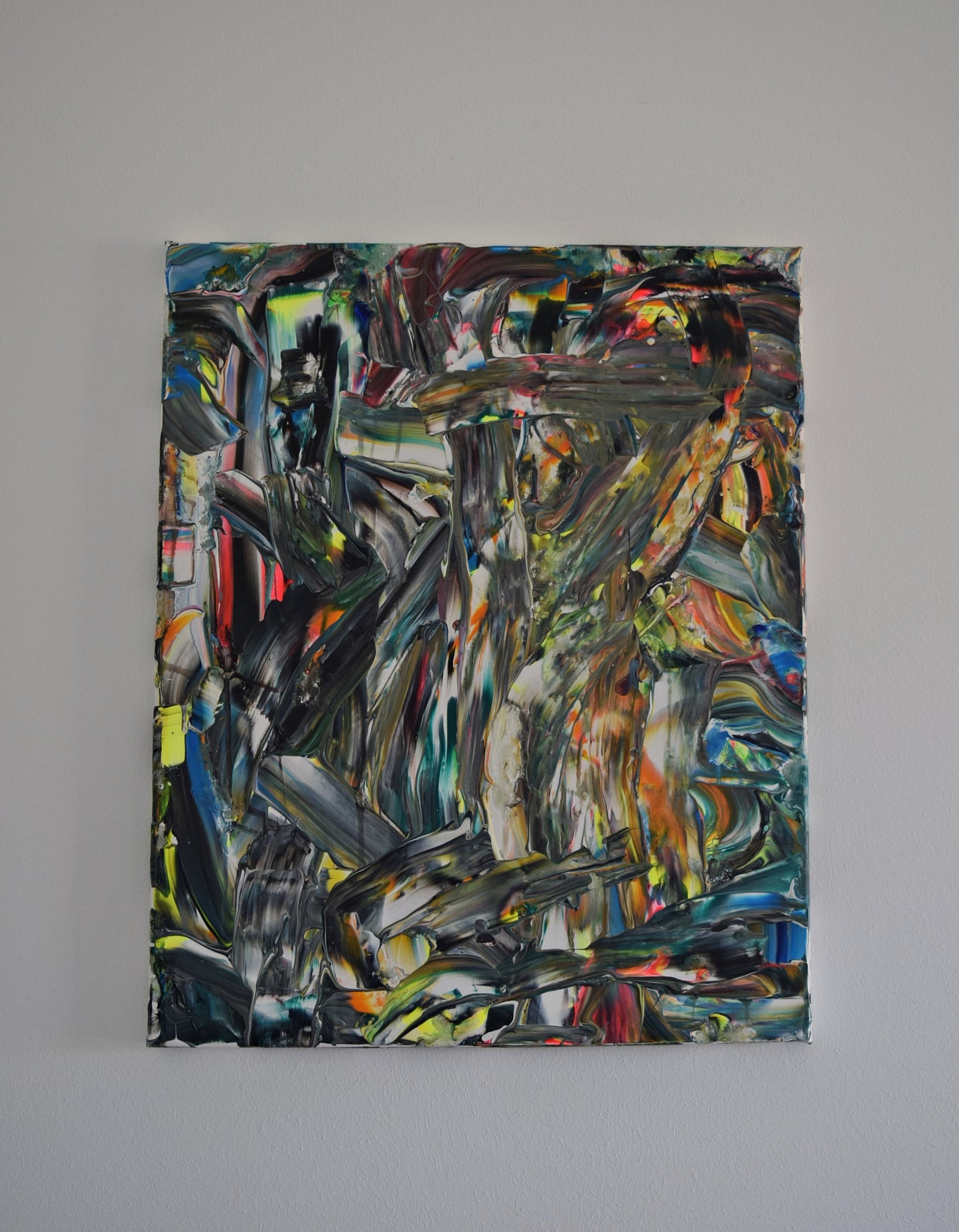Leinwand Wandbild Acryl Aryclleinwand "Wild Colourful"