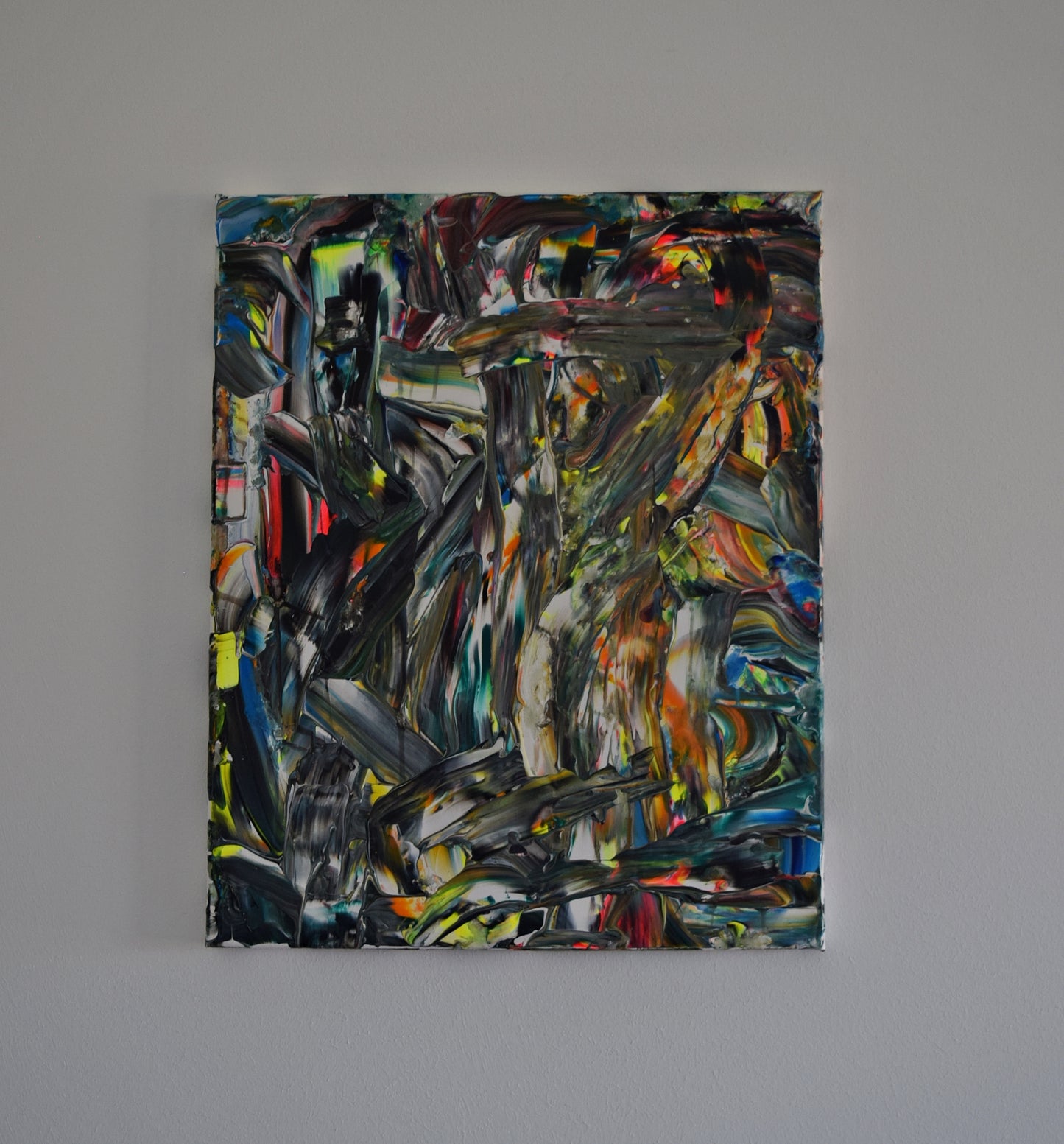 Leinwand Wandbild Acryl Aryclleinwand "Wild Colourful"
