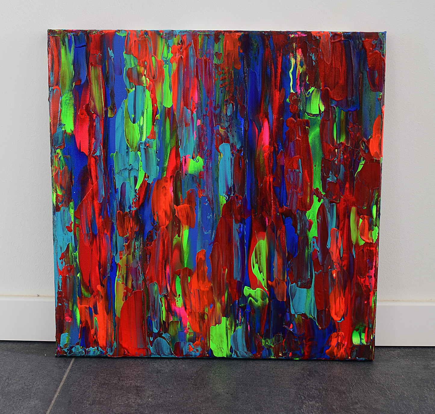 Leinwand Wandbild Acryl Arcylspachteltechnik Aryclleinwand "beautiful day"