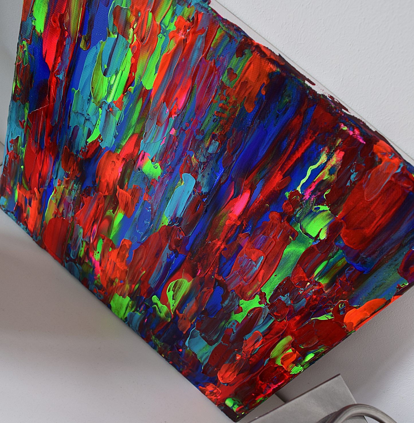 Leinwand Wandbild Acryl Arcylspachteltechnik Aryclleinwand "beautiful day"