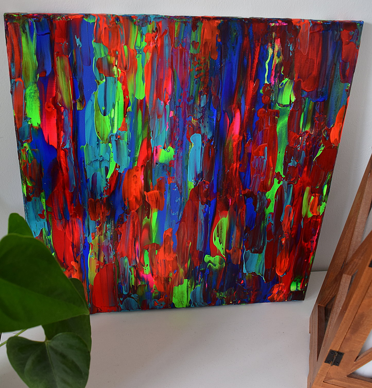 Leinwand Wandbild Acryl Arcylspachteltechnik Aryclleinwand "beautiful day"