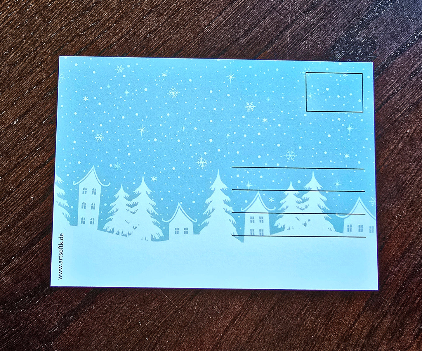 Postkarte Weihnachtskarte "Weihnachtsmann"