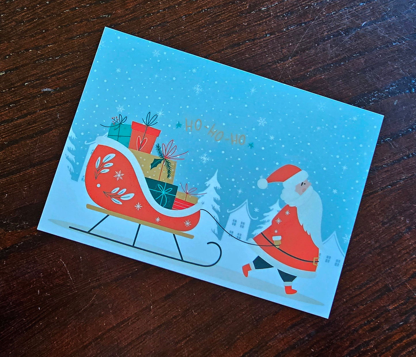 Postkarte Weihnachtskarte "Weihnachtsmann"