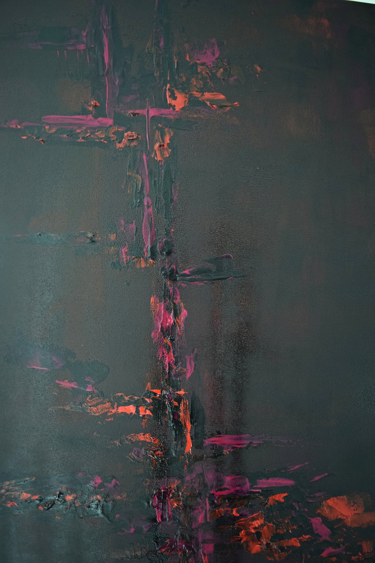 Leinwand Wandbild Acryl Aryclleinwand "deep love"