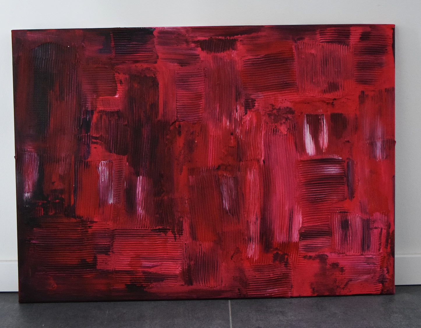 Leinwand Wandbild Acryl Aryclleinwand "broken heart structure"
