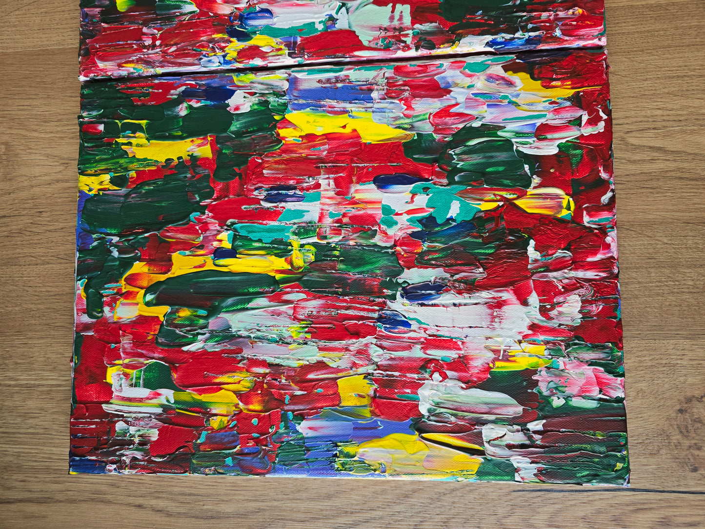 Leinwand Wandbild Acryl Arcylspachteltechnik Aryclleinwand "intensely coloured"