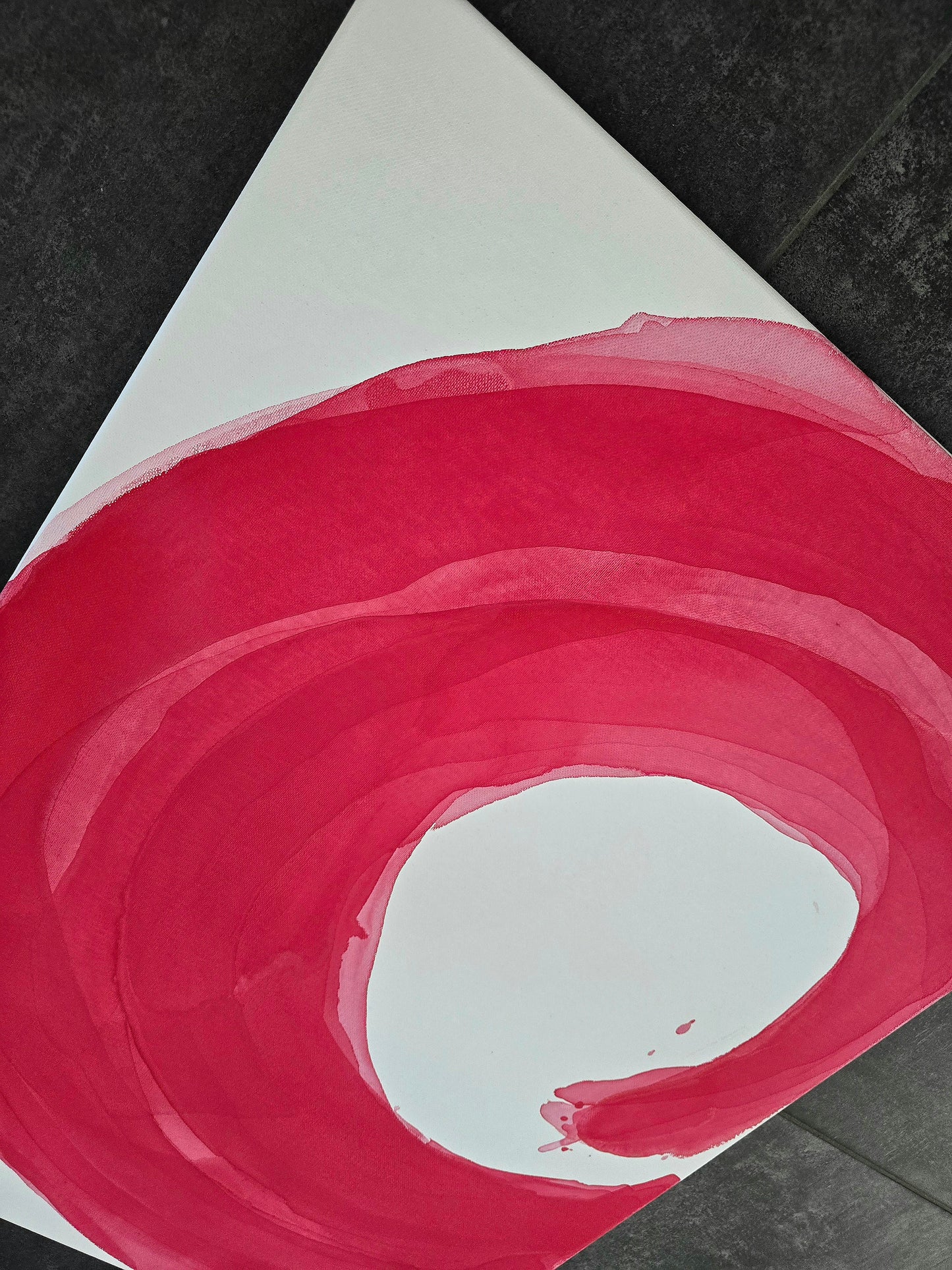 Leinwand Wandbild Acryl Aryclleinwand "Waves of Love"