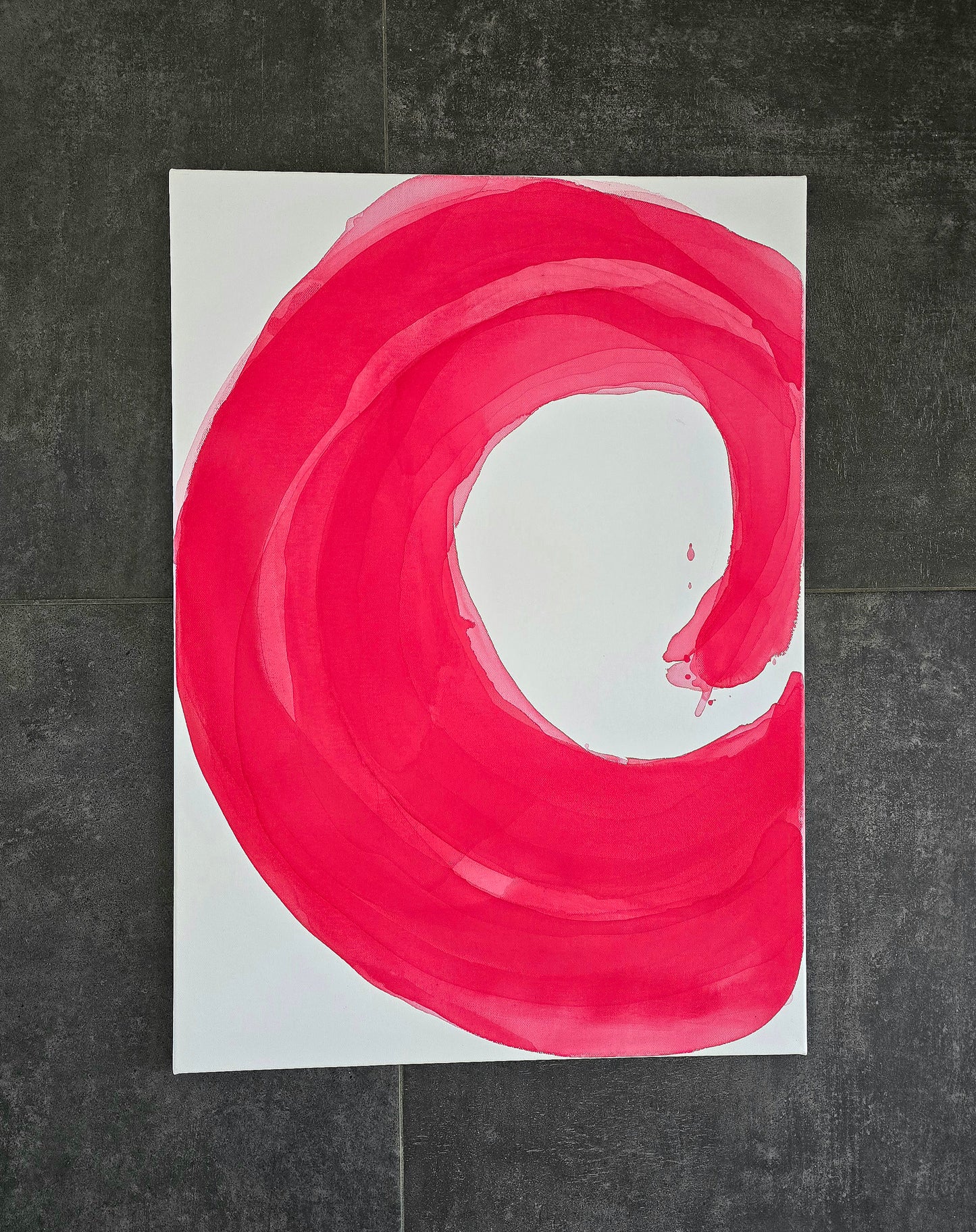 Leinwand Wandbild Acryl Aryclleinwand "Waves of Love"